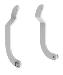 Mxirlight Mounting Brackets For The Mobotix M26/m26 Allrounddual Cameras - White
