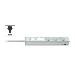 Di-strip F Compact 3 Sockets + Switch