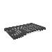 1u Depth Adjustable Sliding Shelf 100lbs Black