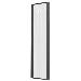 48u X 600mm Wide Single Perforated Door Black