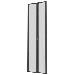 42u X 600mm Wide Split Perforated Doors Black