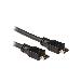 HDMI High Speed cable with ethernet A male / A male 1 Meter Black