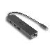 USB-c Slim Hub + Glan USB-c 3 Port Hub USB 3.0 + Glan