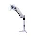 Full Motion Single Arm Flat Screen Desk Mount For Screens Up To 24" Max Weight 9kg - Silver