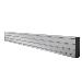 Horizontal Mounting Bar - 1.5m System X, Silver