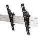 Flat Screen Interface Arms W/tilt (pair), Black Vesa 400