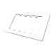 V3 Double-gang Uk Surround White Double-gang Frame Which Accommodates Five Module