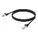 Patch cable - CAT6 - Utp - 1m - Black