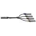 Passive Copper Splitter Cable - Ib Twin Port Ndr - 4x Osfp - 1m