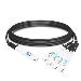 Passive Copper Splitter Cable -  Ib Twin Port Ndr - 4x Osfp - 2m