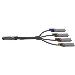 Active Copper Splitter Cable -  Ib Twin Port Ndr - Osfp - 4 X Osfp - 4m