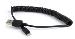 USB-A to Lightning Sync & Charging Spiral Cable for iPhone - Black - 1.50m