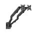 Universal Gas Spring Dual Monitor Wall Mount 17-27 Inch, Supports Two Tv Or Monitors