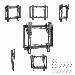 TV wall mount (tilt), 23"-42"