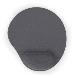 Mouse Pad With Gel Wrist Support Grey