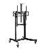 Motorized Height Adjustable Tv Floor Stand - (55in - 100in) - With Caster Wheels
