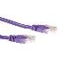 Patch cable - CAT6a - Utp - Purple 1.5m