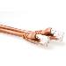 Patch cable - CAT6A - U/UTP - 2m - Brown