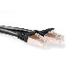 CAT6a Sstp Pimf Patchcable Snagless Black 1m