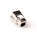 Keystone Jack Full Shielded Rj-45 Tool Free Type CAT6a Tool Free