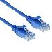 Slimline Patch Cable - CAT6 - U/UTP - 50cm - Blue
