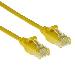 Slimline Patch Cable - CAT6 - U/UTP - 2m - Yellow