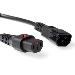 Power Cord 250v - Black - C13 IEC Lock - C14 - 2m