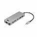 USB-C 4K docking station for 1 HDMI monitor, Ethernet, USB-C, USB-A, card reader and PD pass-through