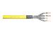 installation cable - Cat 7a - S/FTP - AWG 22/1 - 1000m - Yellow