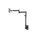 Height-adjustable Extending Wall Mount 75/100 Adapter Plate