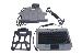 Kit: Samsung Galaxy Tab Active Pro Docking Station (7160-1418-00) W/handstrap (7160-1465-00) Rugged Lite Keyboard - Quick Release Keyboard Cradle
