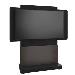 Free Standing Forum Stand - LCD Display/ Video Conference System - (55in - 65in) - Black/ Charcoal Grey