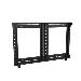 Single Display Mount - C3 Series Credenza - 32in Hieght - Steel - Black (c3-ff32-2)