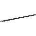 Cable Management Lacing Bar - Lbp-1s - Horizontal - 3/16in Thick Aluminum - Black (10 Pack)