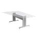 Forum Angle Table Frame - 52in Wide - 30in Height - White (FM-TFR-5230-W)