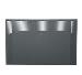 Solid Vented Rack Front Door - 45U - Black (BFD-45)