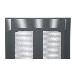 Vented Rack Front Door - 45U - Black (BVFD-45)