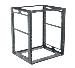 Cabinet Frame Rack - 19in (12U) - Black (CFR-12-18)