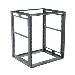 Cabinet Frame Rack - 19in (15U) - Black (CFR-15-16)